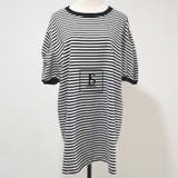 ボーダーワンピース ぽわん袖 半袖 | JS FASHION | 詳細画像13