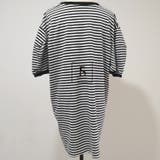 ボーダーワンピース ぽわん袖 半袖 | JS FASHION | 詳細画像15