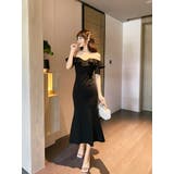 マーメイドワンピース オフショル風 シースルー | JS FASHION | 詳細画像10 