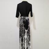 カシュクールロングワンピース レオパード柄ワンピース Vネック | JS FASHION | 詳細画像9 