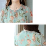 花柄ワンピース Aライン ロングワンピース | JS FASHION | 詳細画像7 