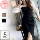 パーティードレス タイトワンピース スリット | JS FASHION | 詳細画像5 