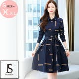 シャツワンピース 総柄 柄プリント | JS FASHION | 詳細画像1