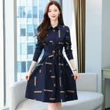 シャツワンピース 総柄 柄プリント | JS FASHION | 詳細画像5