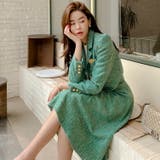 セットアップ ツイードジャケット ツイードスカート | JS FASHION | 詳細画像1