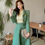 セットアップ ツイードジャケット ツイードスカート | JS FASHION | 詳細画像3
