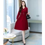 Aラインワンピース 全2色 パール飾り | JS FASHION | 詳細画像15 