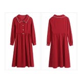 Aラインワンピース 全2色 パール飾り | JS FASHION | 詳細画像18 
