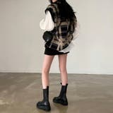 ニットベスト 全2色 チェック柄 | JS FASHION | 詳細画像4