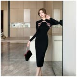 チャイナドレス風 ニットワンピース 全2色 | JS FASHION | 詳細画像6