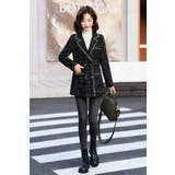 ツイードジャケット 襟付き 羽織り | JS FASHION | 詳細画像5 