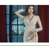 レース切替 ワンピース タイトワンピ | JS FASHION | 詳細画像14