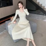 ニットワンピース 全3色 パフショルダー | JS FASHION | 詳細画像2