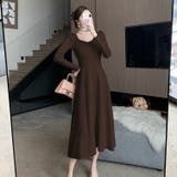 ニットワンピース 全3色 パフショルダー | JS FASHION | 詳細画像10