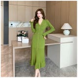 ニットワンピース 全3色 Vネック | JS FASHION | 詳細画像4