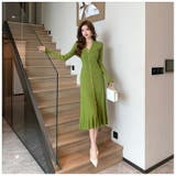ニットワンピース 全3色 Vネック | JS FASHION | 詳細画像8
