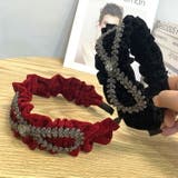 カチューシャ 全2色 ベロア | JS FASHION | 詳細画像9