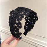 レースカチューシャ 全3色 花柄 | JS FASHION | 詳細画像2