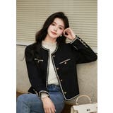 ツイードジャケット ノーカラー ジャケット | JS FASHION | 詳細画像10