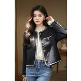 ツイードジャケット ノーカラー ジャケット | JS FASHION | 詳細画像13