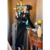 タイトワンピ ベロアワンピ シースルー | JS FASHION | 詳細画像9 