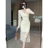 タイトワンピ 全2色 レース | JS FASHION | 詳細画像5 