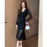 タイトワンピ 全2色 レース | JS FASHION | 詳細画像13 