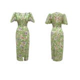 花柄ワンピース 総柄 シフォン | JS FASHION | 詳細画像13