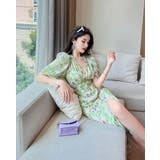 花柄ワンピース 総柄 シフォン | JS FASHION | 詳細画像7