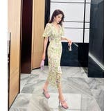 花柄ワンピース 総柄 シフォン | JS FASHION | 詳細画像8