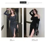 タイトワンピース 全2色 ショート丈カーディガン付き | JS FASHION | 詳細画像13