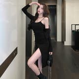 タイトワンピース 全2色 ショート丈カーディガン付き | JS FASHION | 詳細画像9