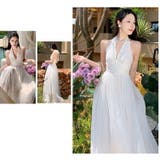 リゾートワンピ ホルターネック 無地 | JS FASHION | 詳細画像14 