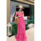 マキシワンピース ベアワンピース プチフリル | JS FASHION | 詳細画像10 