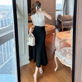 タイトスカート マーメイドスカート 無地 | JS FASHION | 詳細画像2