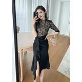 マーメイドワンピ パーティードレス ブラックドレス | JS FASHION | 詳細画像13 