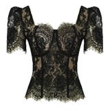 レーストップス 半袖 胸パッド入り | JS FASHION | 詳細画像12
