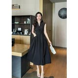 Aラインワンピース 無地 フレアワンピ | JS FASHION | 詳細画像10 