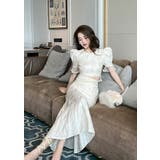 セットアップ フリンジ風トップス マーメイドスカート | JS FASHION | 詳細画像7 