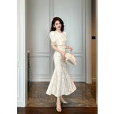 セットアップ フリンジ風トップス マーメイドスカート | JS FASHION | 詳細画像12 