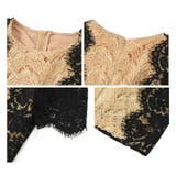 タイトワンピ レースワンピ バイカラー | JS FASHION | 詳細画像14 