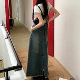 デニムスカート Aライン ロングスカート | JS FASHION | 詳細画像5