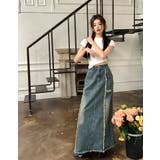 デニムスカート Aライン ロングスカート | JS FASHION | 詳細画像7