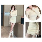 オフショルダー ニットワンピース 全3色 | JS FASHION | 詳細画像15