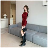 オフショルダー ニットワンピース 全2色 | JS FASHION | 詳細画像10