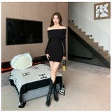 オフショルダー ニットワンピース 全2色 | JS FASHION | 詳細画像14