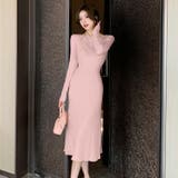 ニットワンピース 全3色 レイヤード風 | JS FASHION | 詳細画像2 