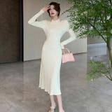ニットワンピース 全3色 レイヤード風 | JS FASHION | 詳細画像4 