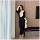 ニットワンピース 全2色 バイカラー | JS FASHION | 詳細画像14