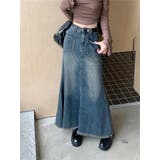 デニムスカート マーメイド フリンジ | JS FASHION | 詳細画像9
